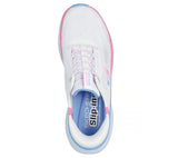Skechers Womens Trainer Skech Cloud-Perfectly Plush White/Multi