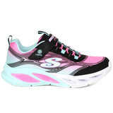 Skechers Girls Trainer S-Lights Cosmic Glow Black/Multi