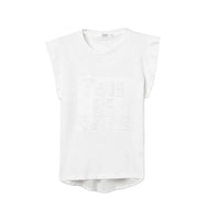 Tiffosi Womens T-Shirt Paros Star White