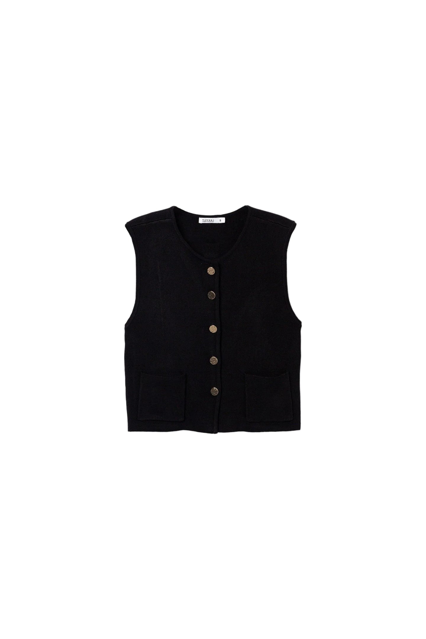 Tiffosi Womens Hallow Waistcoat Black