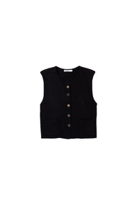 Tiffosi Womens Hallow Waistcoat Black