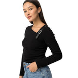 Tiffosi Womens T-Shirt Malli Black