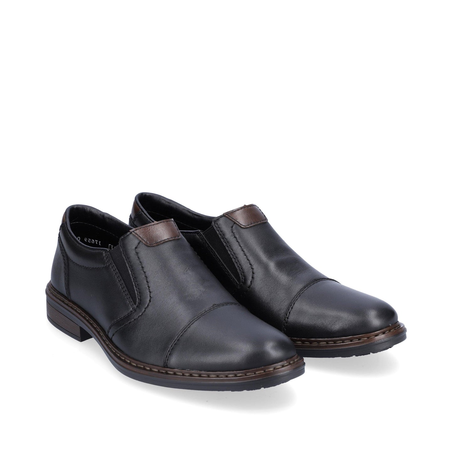 Rieker Mens Shoe 17659-00 Black - Donaghys