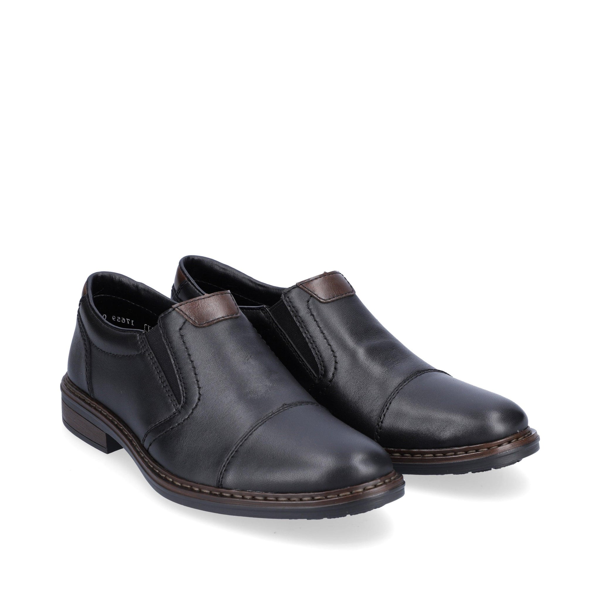 Rieker Mens Shoe 17659-00 Black - Donaghys