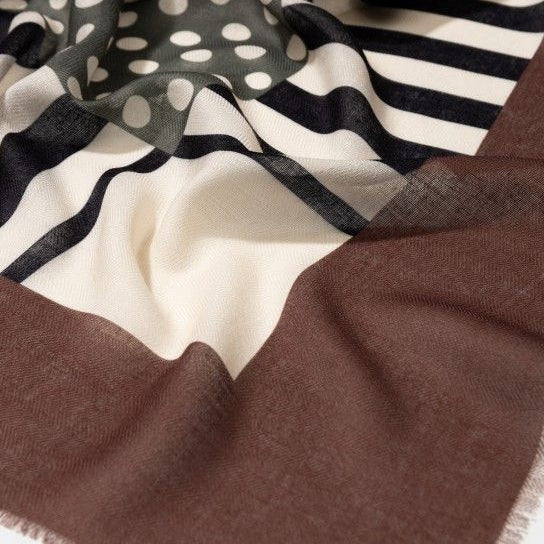 Tiffosi Womens Scarf Guadalupe Brown