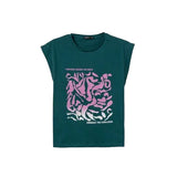 Tiffosi Womens T-Shirt Numel Green