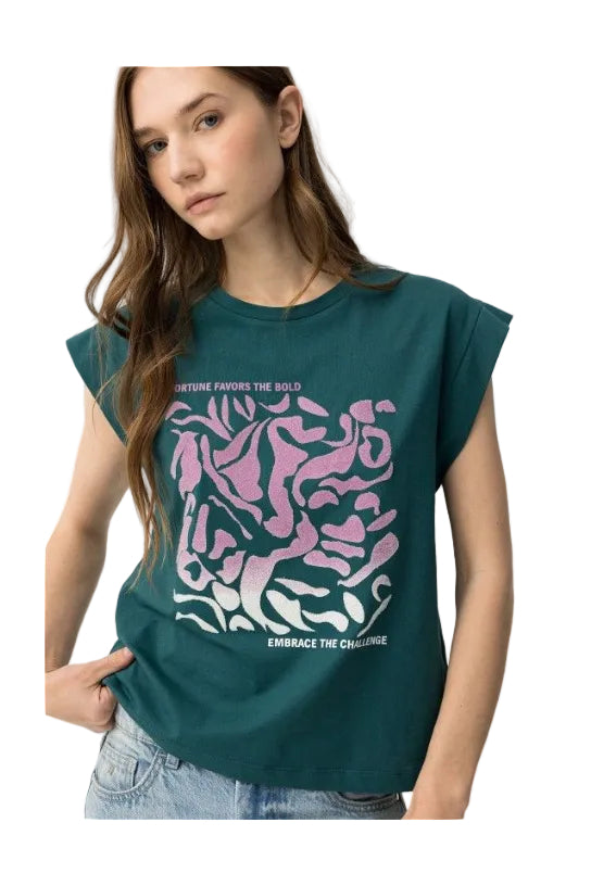 Tiffosi Womens T-Shirt Numel Green