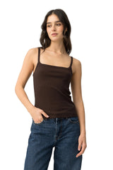 Tiffosi Womens 3 Pack Slim Fit Tops Chocolate Brown