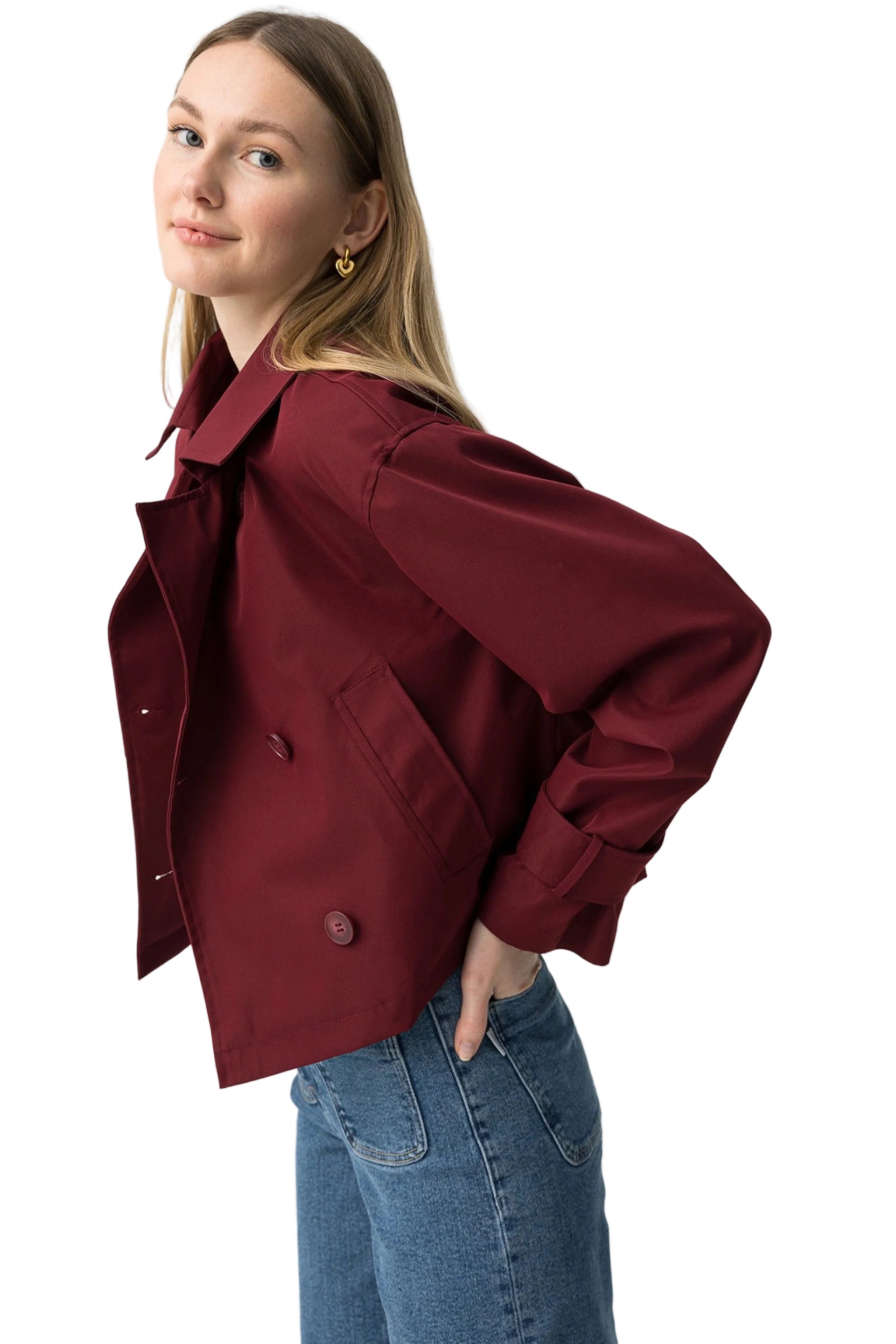 Tiffosi Womens Jacket Joan Tibetan Red