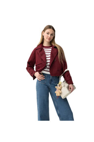 Tiffosi Womens Jacket Joan Tibetan Red