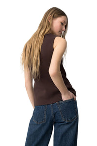 Tiffosi Womens Fleur Sweater Chocolate Brown