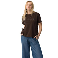 Tiffosi Womens Tali T-Shirt Chocolate Brown