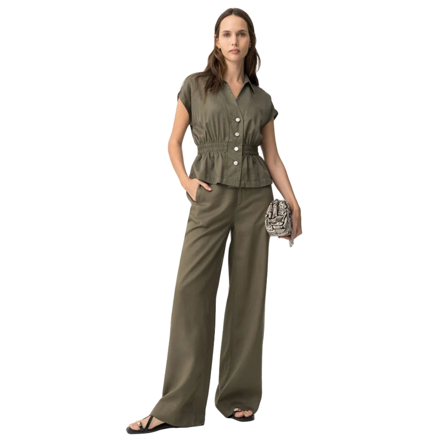 Tiffosi Womens Lence Trousers Patina Green