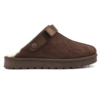 Lunar Womens Slipper Odessa Dark Brown