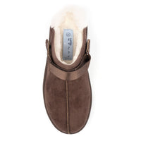 Lunar Womens Slipper Odessa Dark Brown