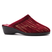 Lunar Womens Slipper Glenda Burgundy
