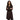 Tiffosi Suez women's chocolate brown suedette trench coat