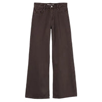 Tiffosi Womens Wide Leg Jeans Celine_18 Dark Brown