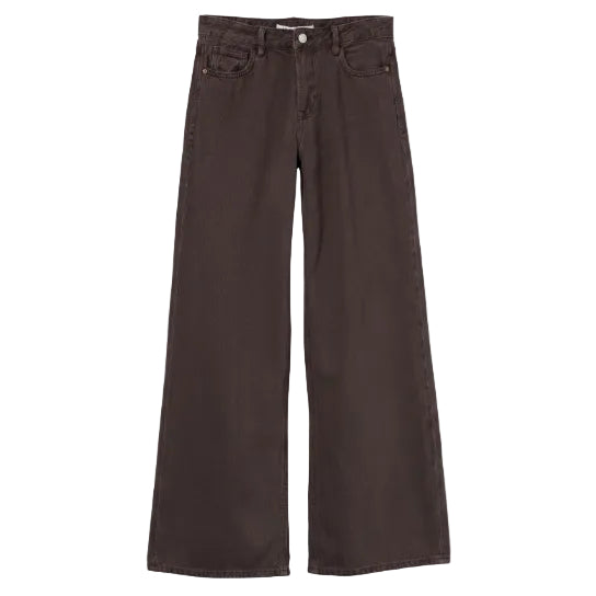 Tiffosi Womens Wide Leg Jeans Celine_18 Dark Brown