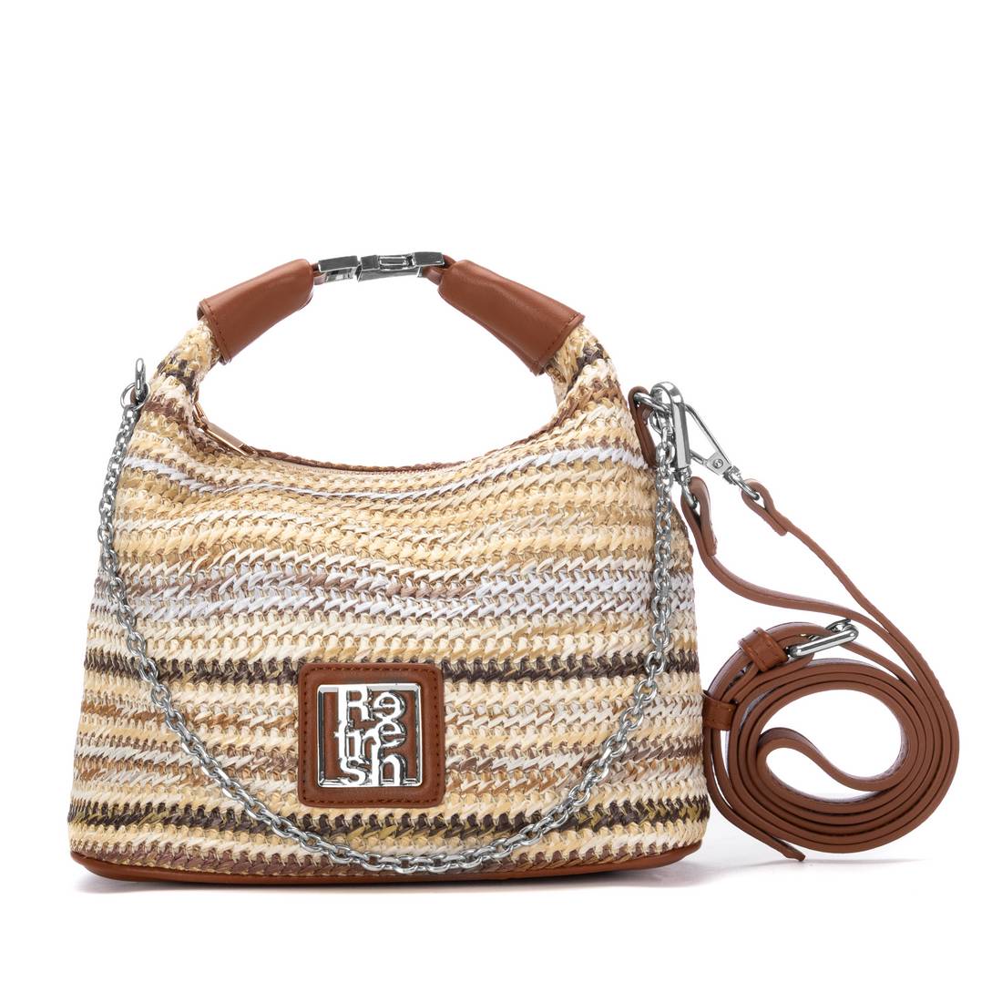 Refresh Womens Shoulder Bag Beige