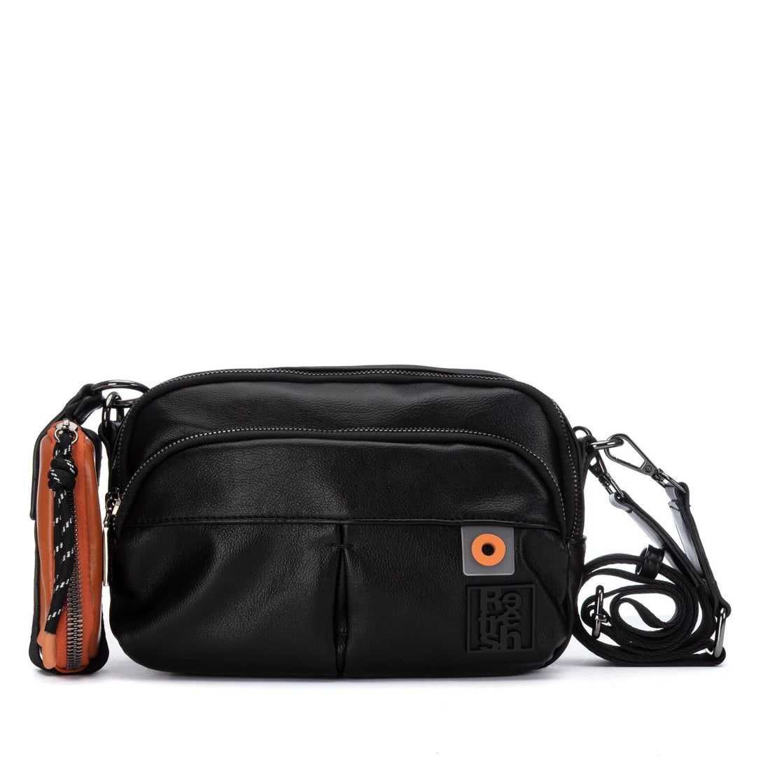 Refresh women's black crossbody bag