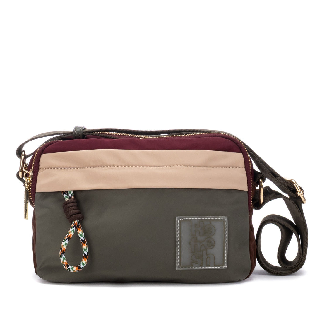 Refresh Womens Cross Body Bag 183449 Khaki