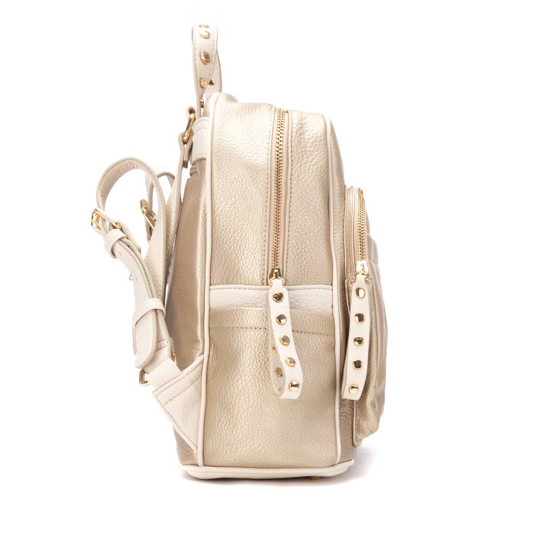 XTI women's gold bag with zip
