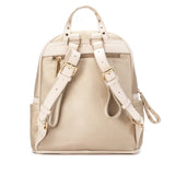 XTI women's gold bag with zip