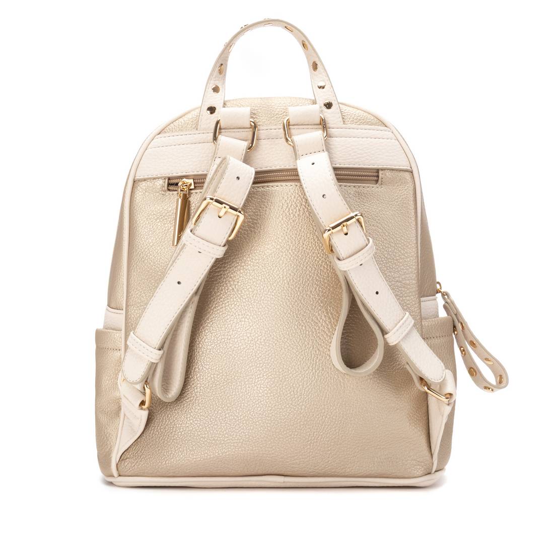 XTI women's gold bag with zip
