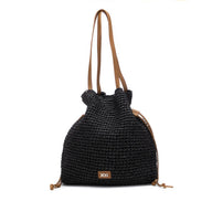 XTI women's black bag with drawstring