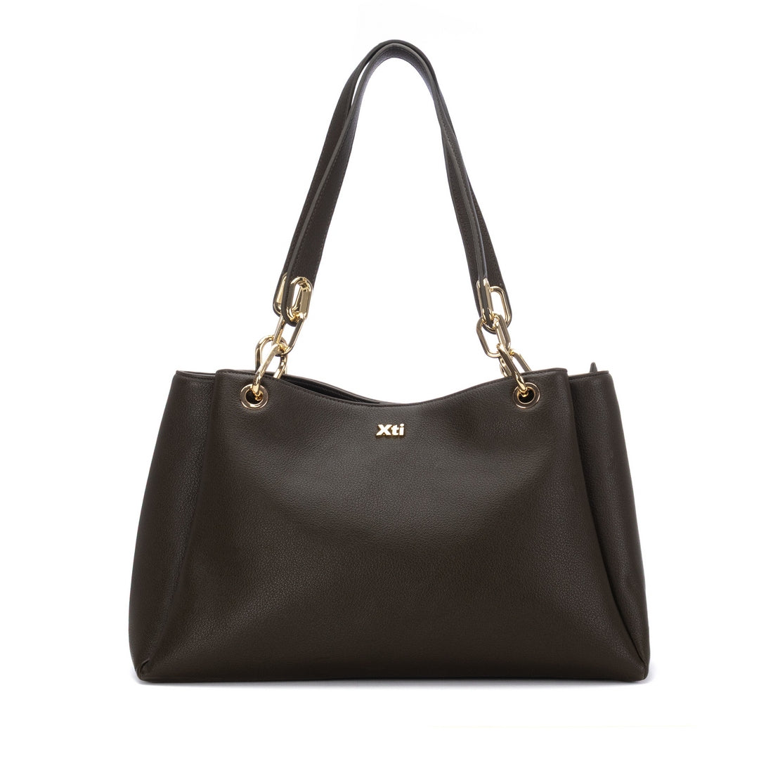 XTI women's khaki shoulder bag