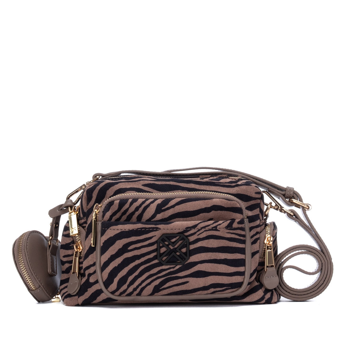 XTI Womens Cross Body Bag 184713 Taupe