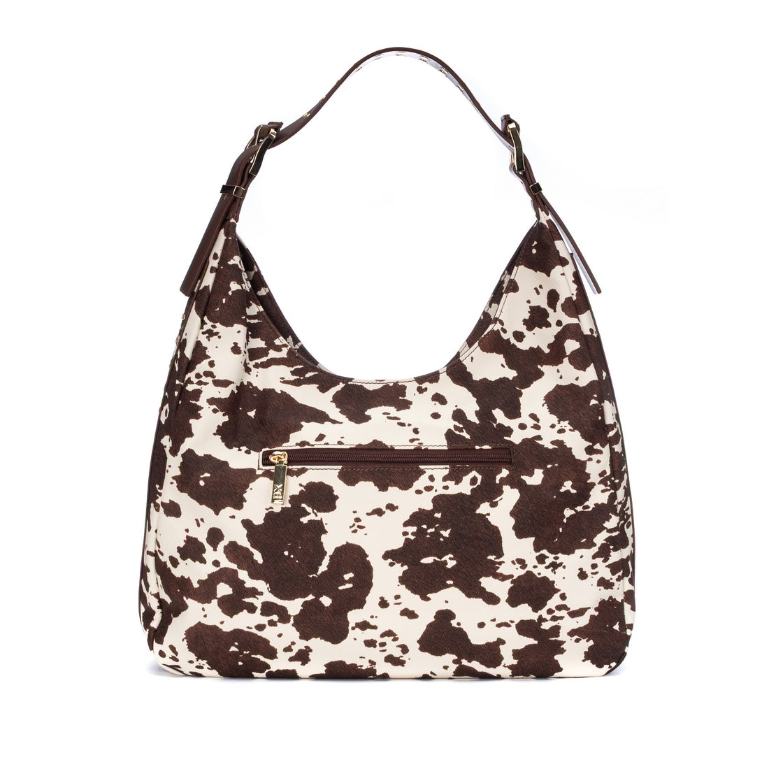 XTI women's cow print shoulder bag