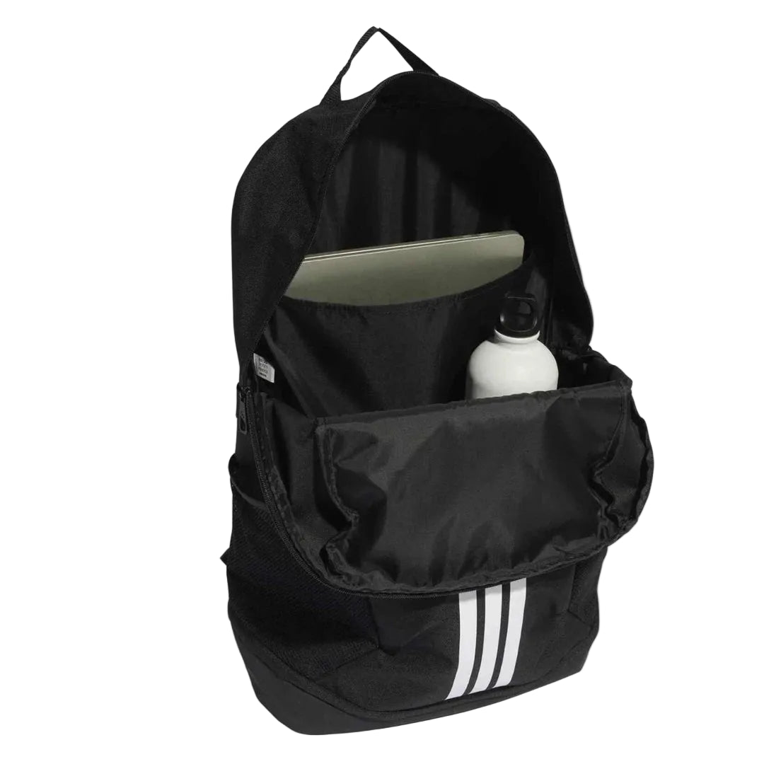 Adidas men's black and white mesh accessory with zip