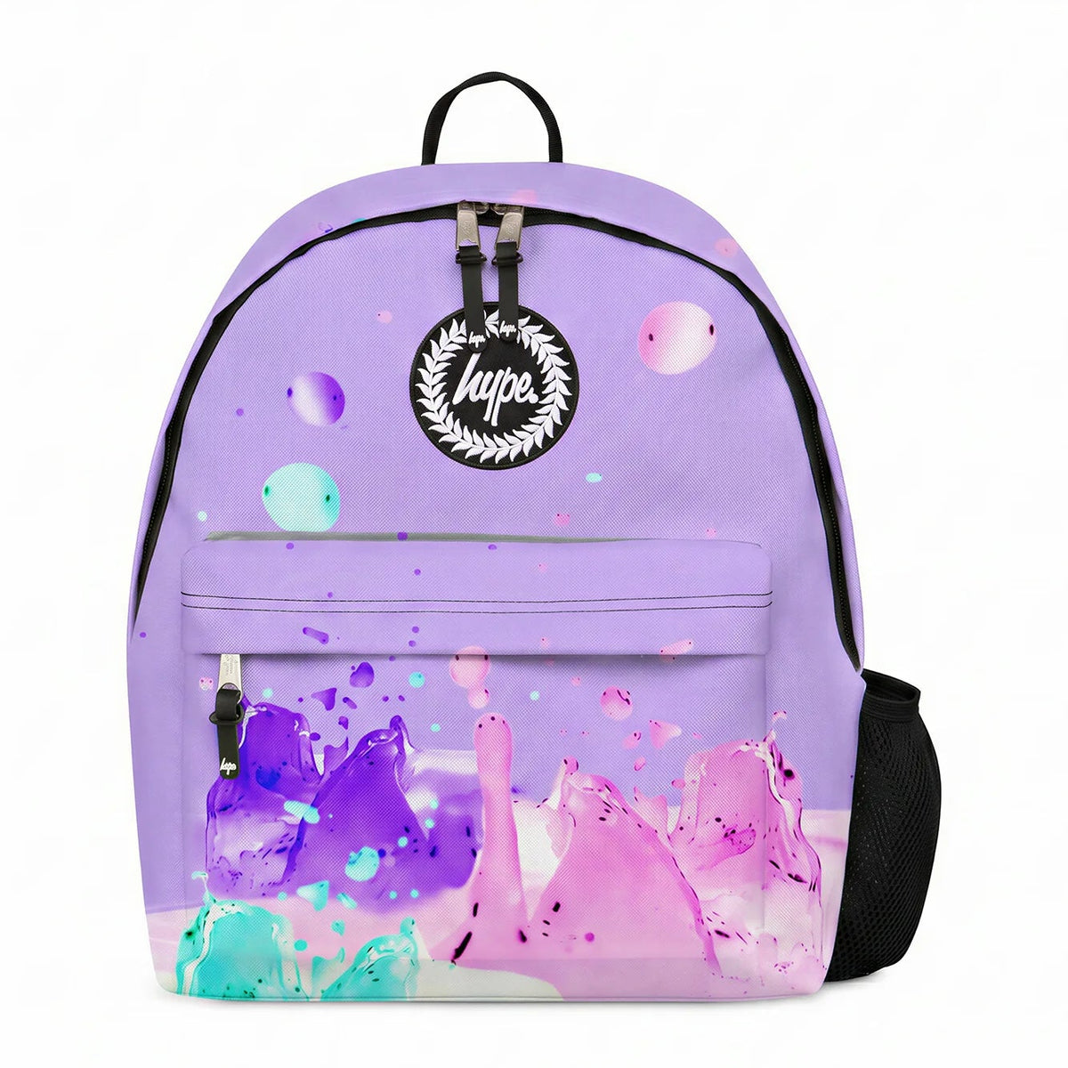 Hype girls' lilac 3D droplets backpack