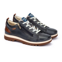 Pikolinos women's navy leather lace-up shoe