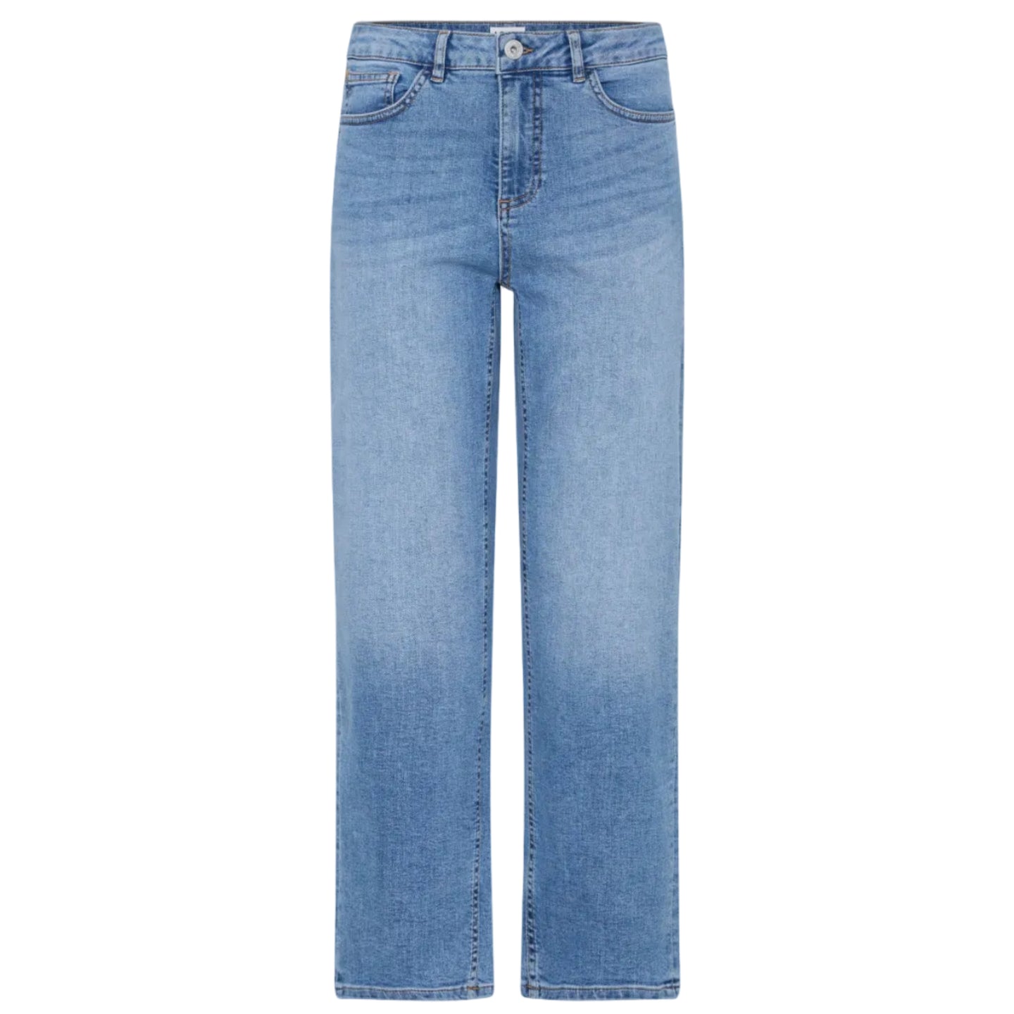 Ichi Womens Ihtwiggy Raven Jeans Denim Authentic Blue