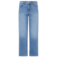 Ichi Womens Ihtwiggy Raven Jeans Denim Authentic Blue