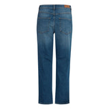 Ichi Womens Twiggy Raven Jeans Medium Blue