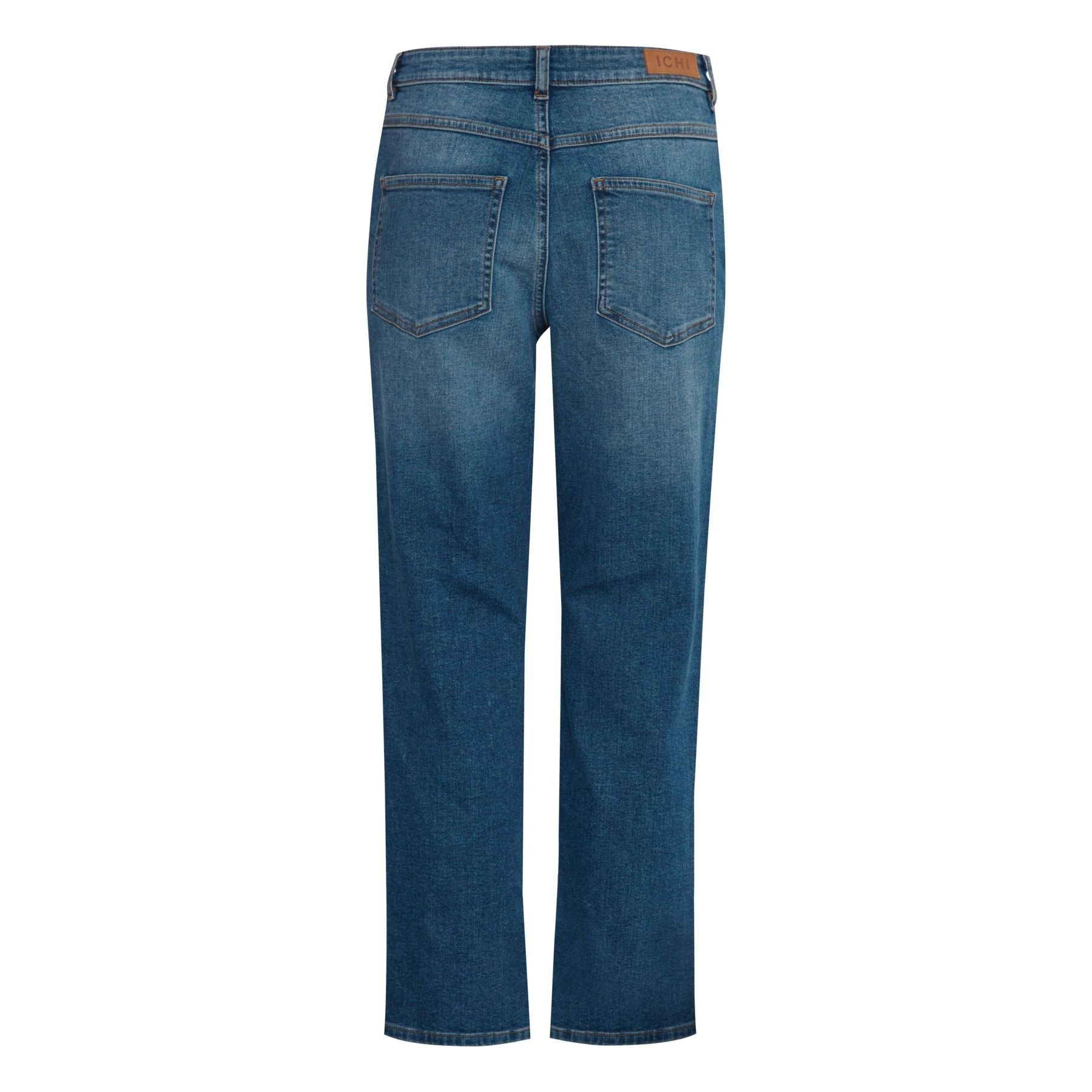 Ichi Womens Twiggy Raven Jeans Medium Blue
