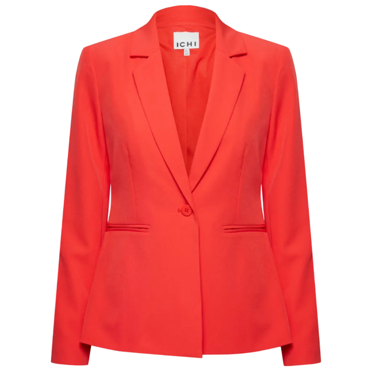 Ichi Womens Blazer Lexi Poppy Red
