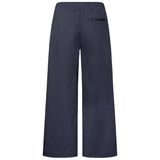Ichi Womens Trousers Kate Wide Total Eclipse
