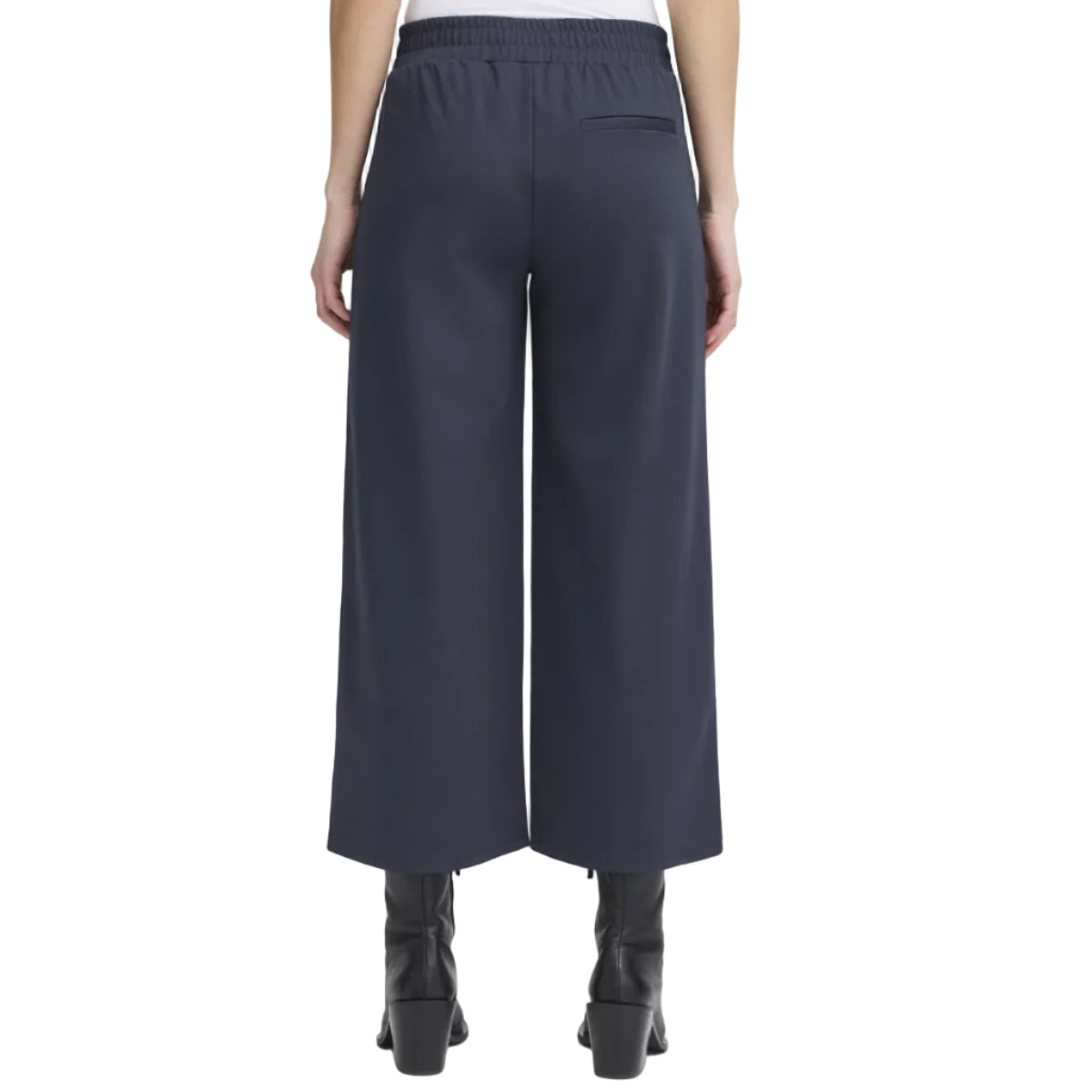 Ichi Womens Trousers Kate Wide Total Eclipse