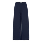 Ichi Womens Pants Kate Long Wide Maritime Blue