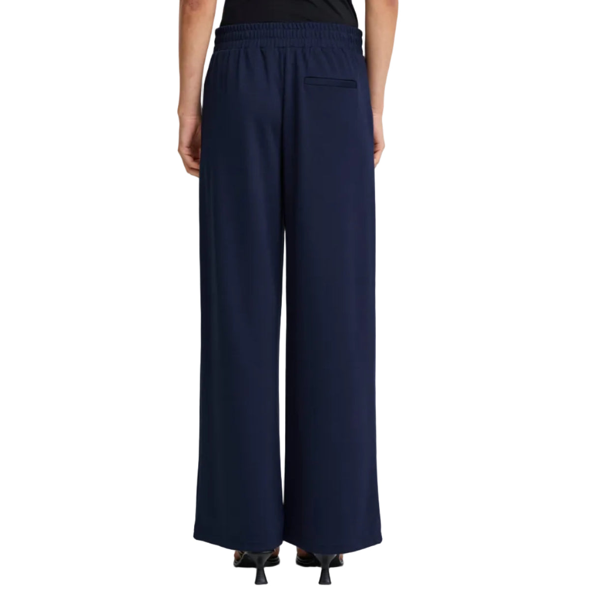 Ichi Womens Pants Kate Long Wide Maritime Blue
