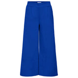 Ichi Womens Trousers Kate Long Wide Sodalite Blue