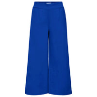 Ichi Womens Trousers Kate Long Wide Sodalite Blue