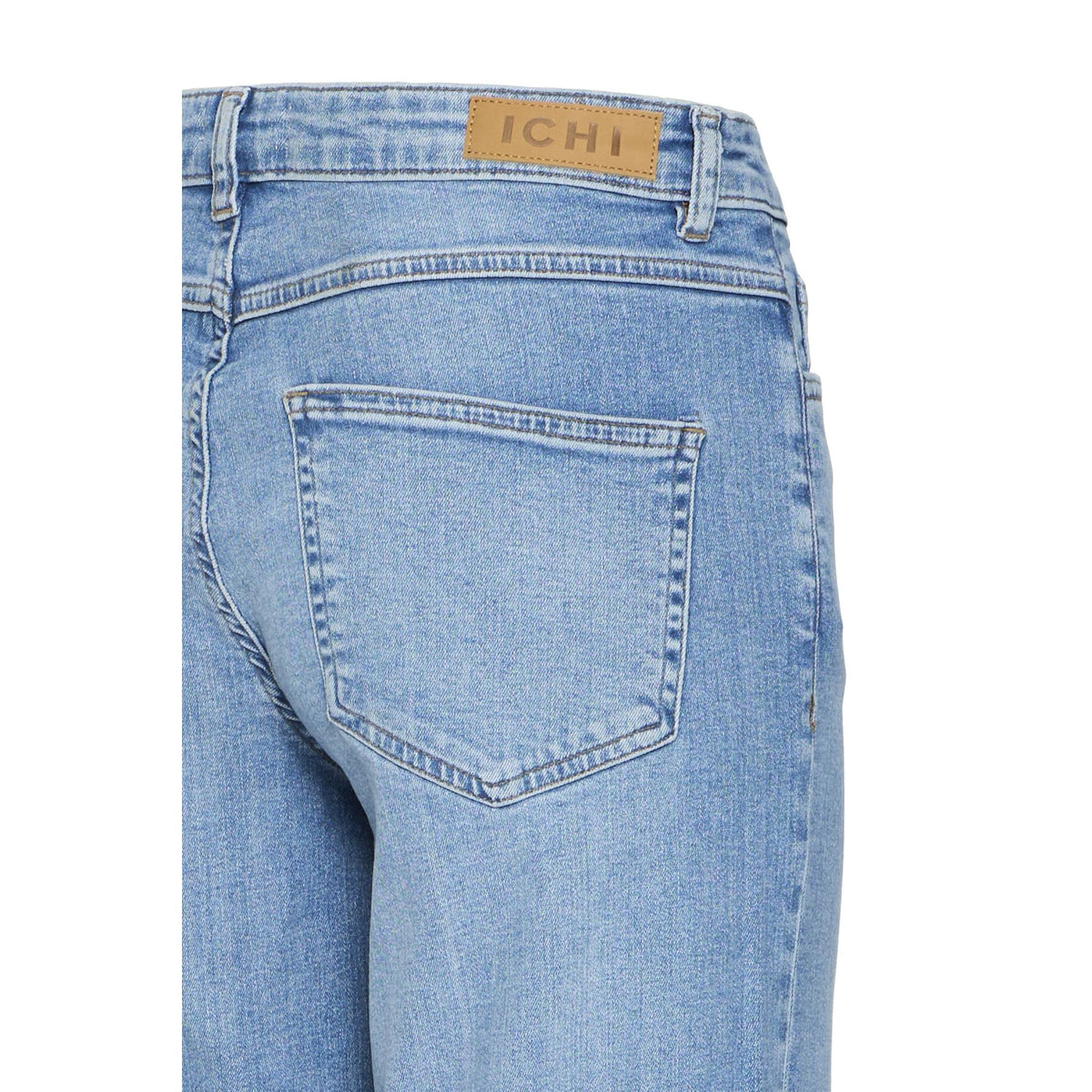 Ichi Womens Jeans Twiggy Light Blue