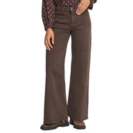 Ichi Womens Jean KAZiggy Wide Coffee Bean
