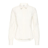 Ichi Womens Shirt Fina Blanc de Blanc